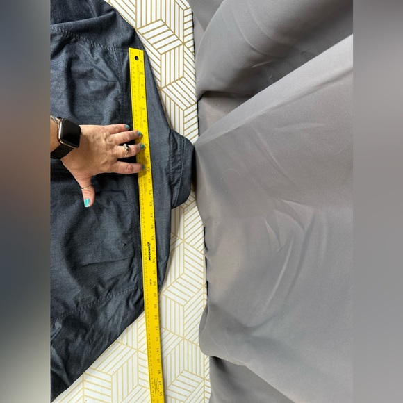 Basin + Range Mountain Men's Blue Chambray Western Button Down Shirt Sz Lg - Picture 15 of 15